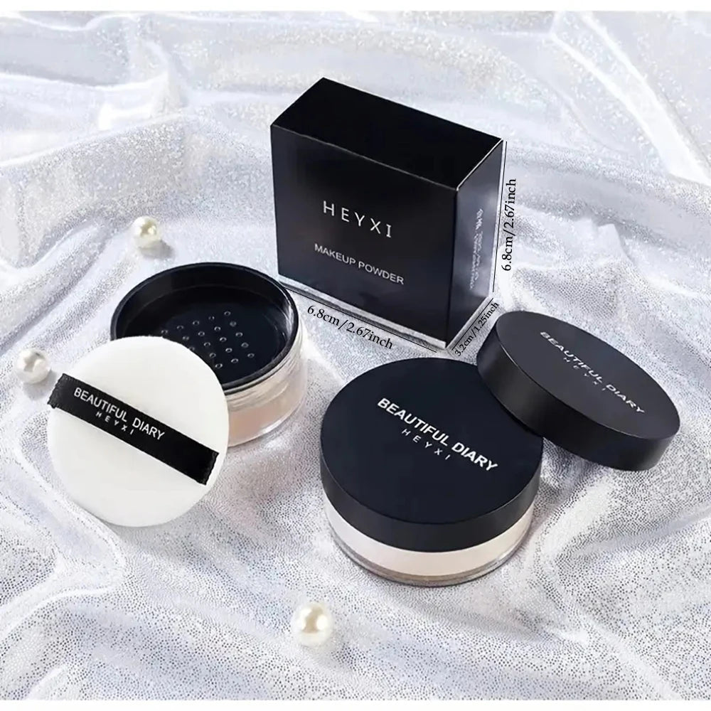 Beautiful Heyxi Loose Setting Powder Lightweight Waterproof Makeup - 4