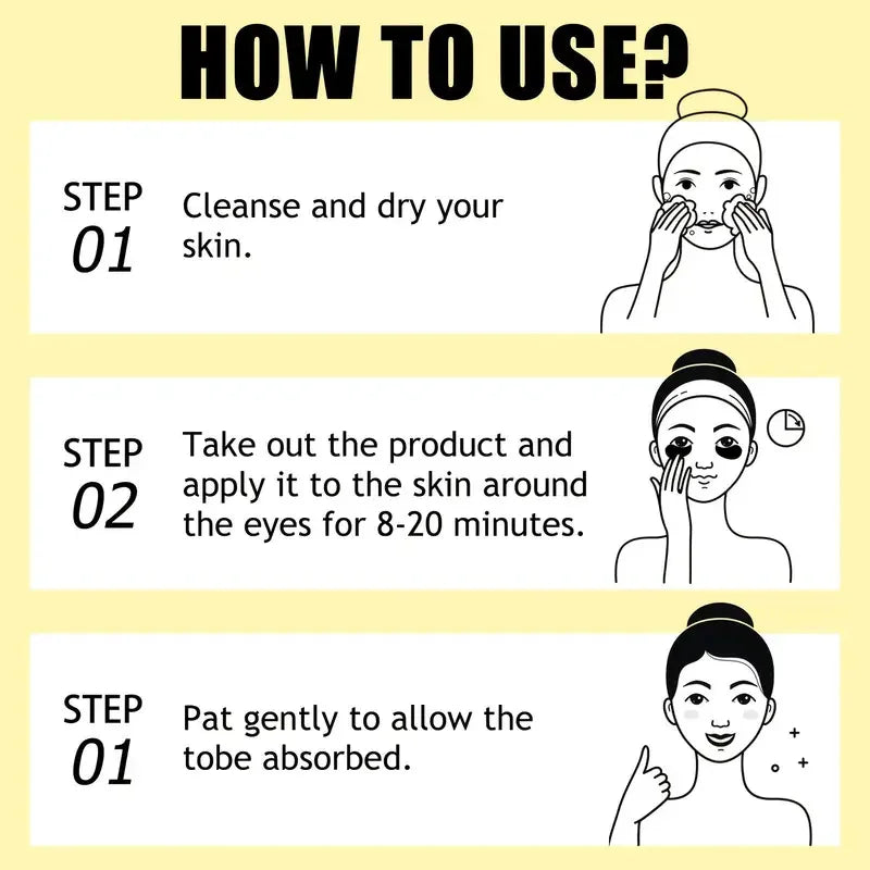 Turmeric Vitamin C Eye Mask Moisturizing Dark Circle Treatment - 5