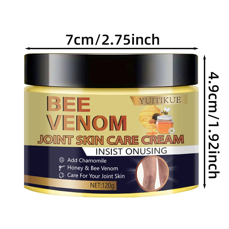 YUITIKUE Bee Venom Joint Cream 120g Moisturizing Body Care - 8