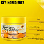 Turmeric and Bee Venom Face Cream Moisturizing Anti Aging Facial Care