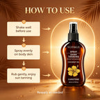 Coconut Oil Dark Tanning Spray With Carotene Moisturizing Sun Tan Oil