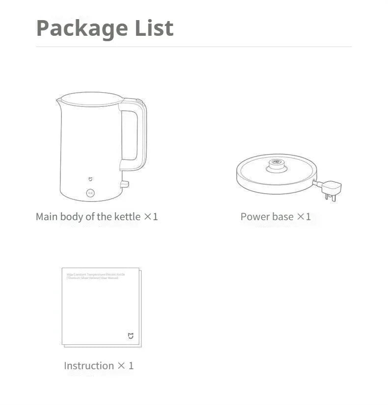 Mijia 1.7L Smart Electric Kettle Constant Temperature Water Boiler