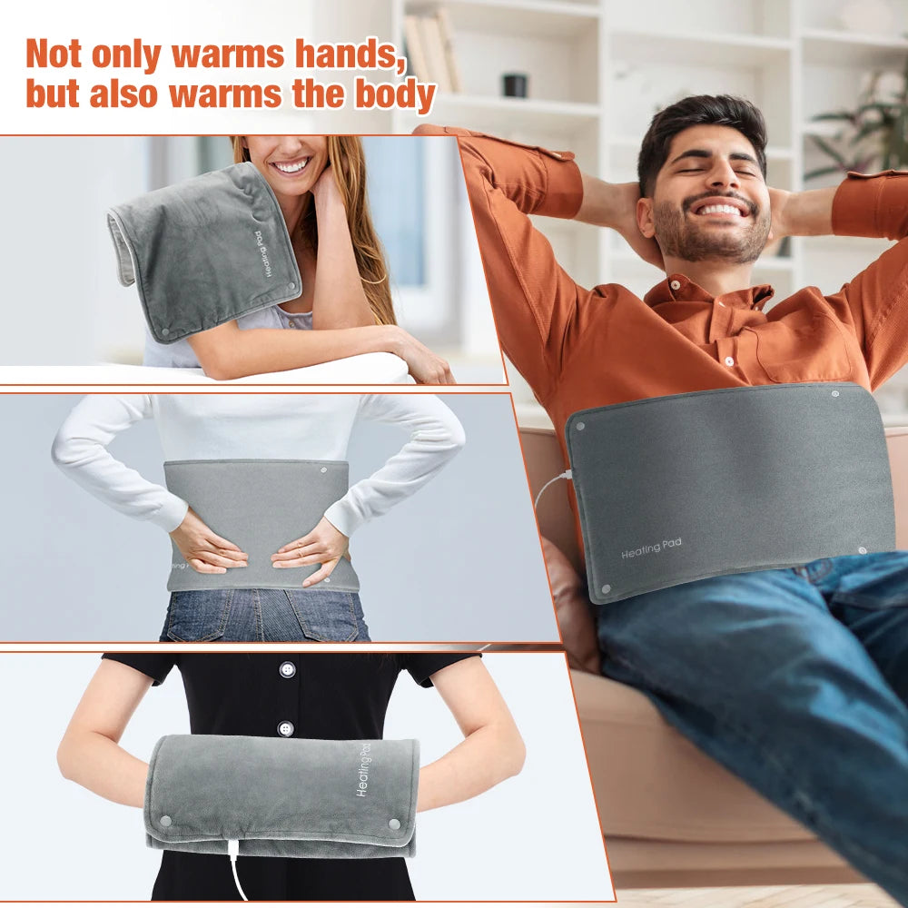USB Heated Graphene Hand Warmer and Body Heating Pad - 6