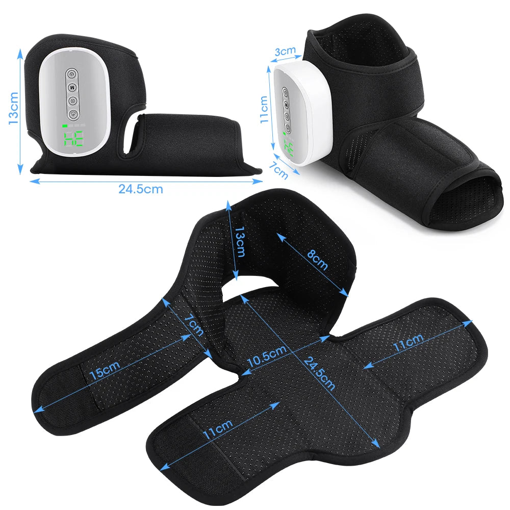 Heated Air Compression Ankle and Foot Massager