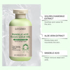 Lockmio Mandelic Acid Facial Exfoliating Scrub Gel Deep Pore Cleanser