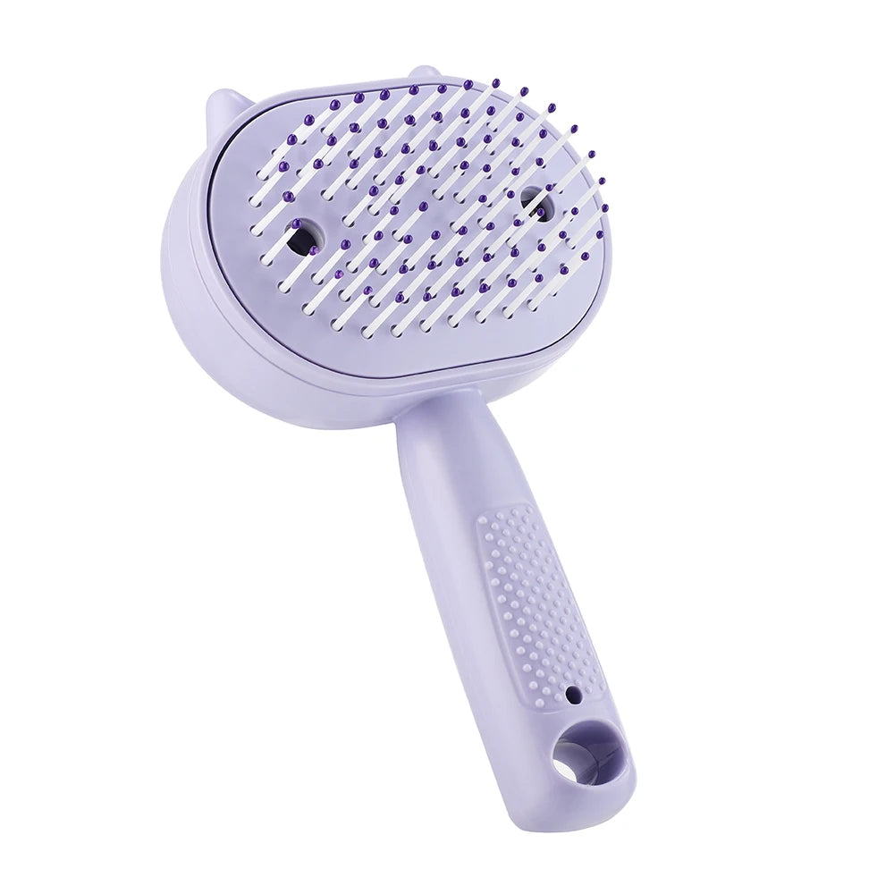 Electric Mist Spray Scalp Massaging Hair Brush - 20