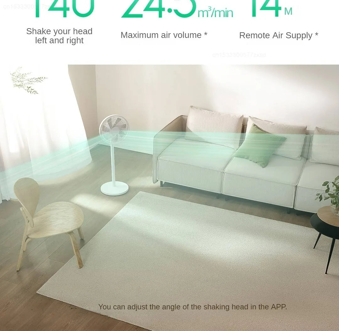 Mijia 1X Smart Standing Fan DC Frequency Conversion Electric Floor Fan