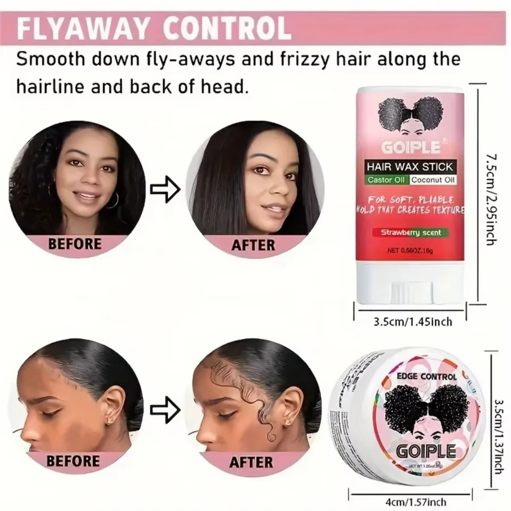 Goiple 8 Piece Lace Wig Adhesive and Hair Styling Kit