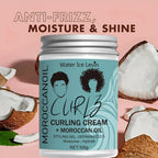 Coconut Oil Curling Cream Hydrating Curl Definition and Frizz Control