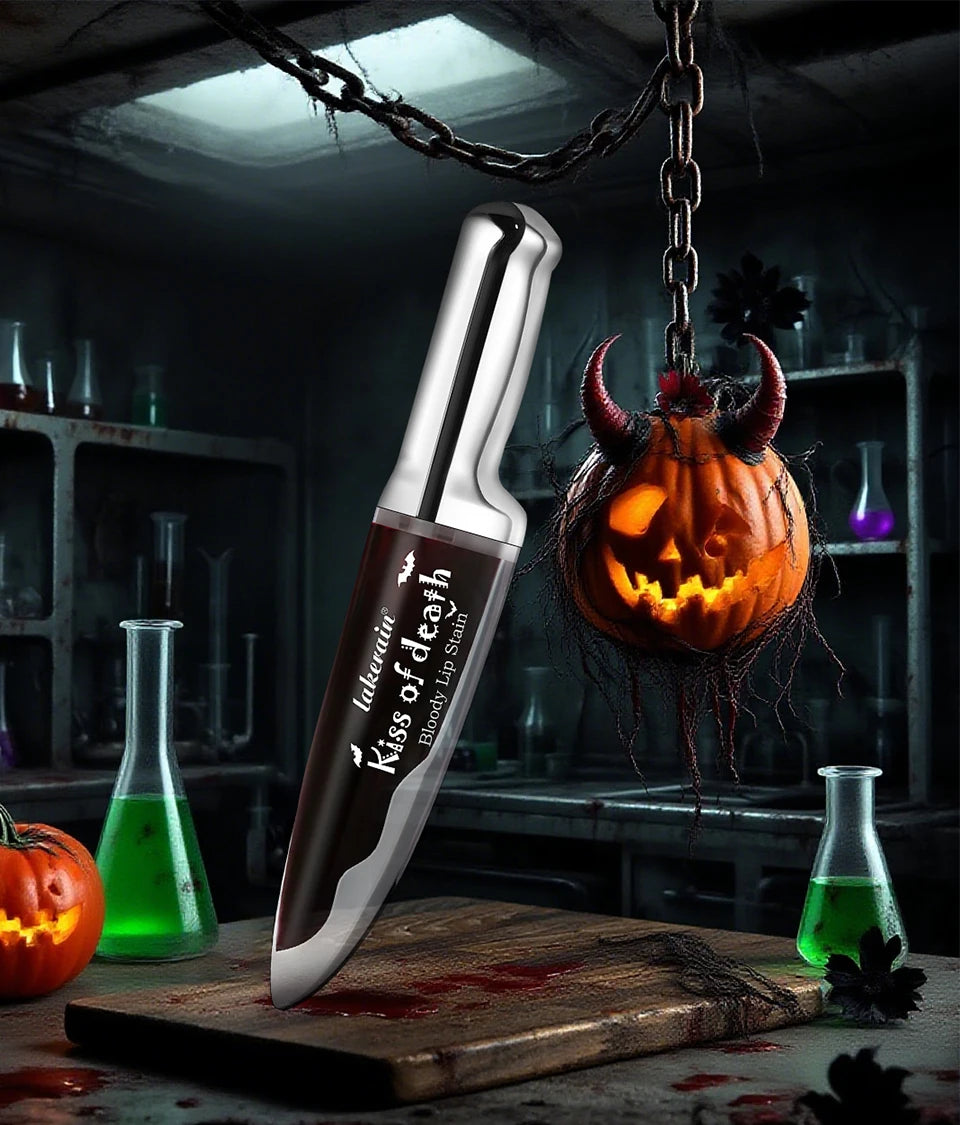 Bloody Matte Lip Stain for Halloween and Theatrical Makeup