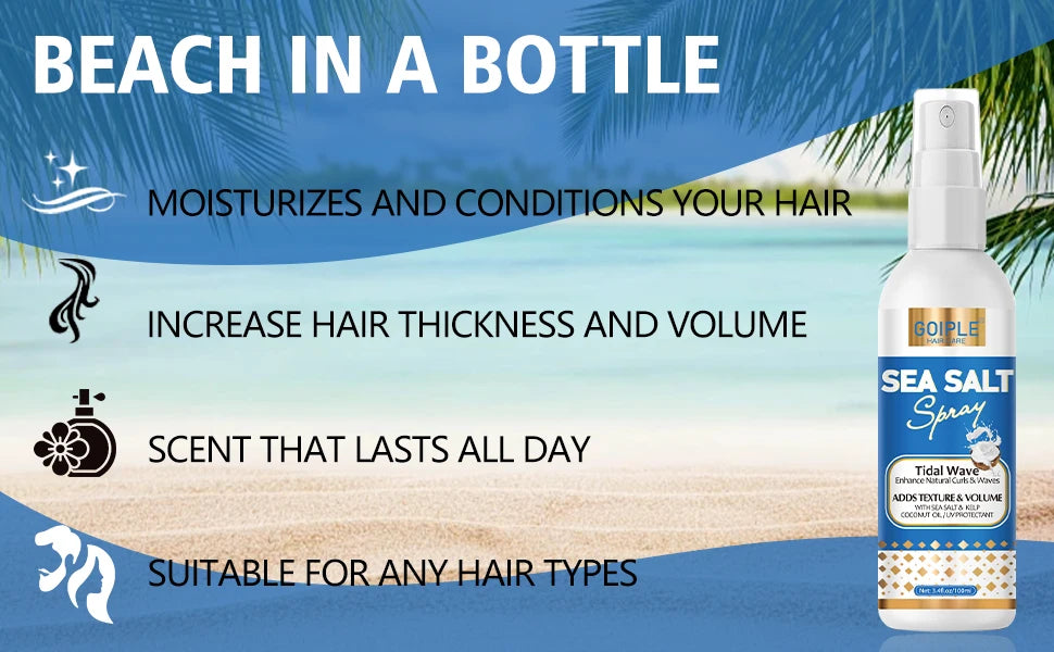 Goiple Sea Salt Spray and Hair Styling Powder Volumizing Set