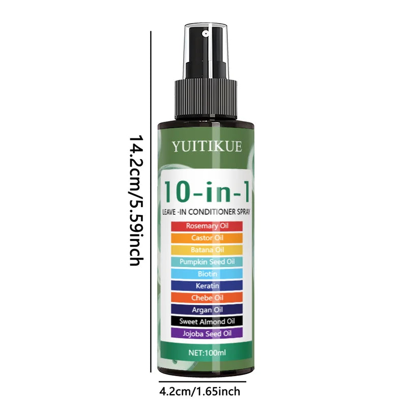 10-in-1 Leave-In Hair Conditioner Spray with Natural Oils 100ml