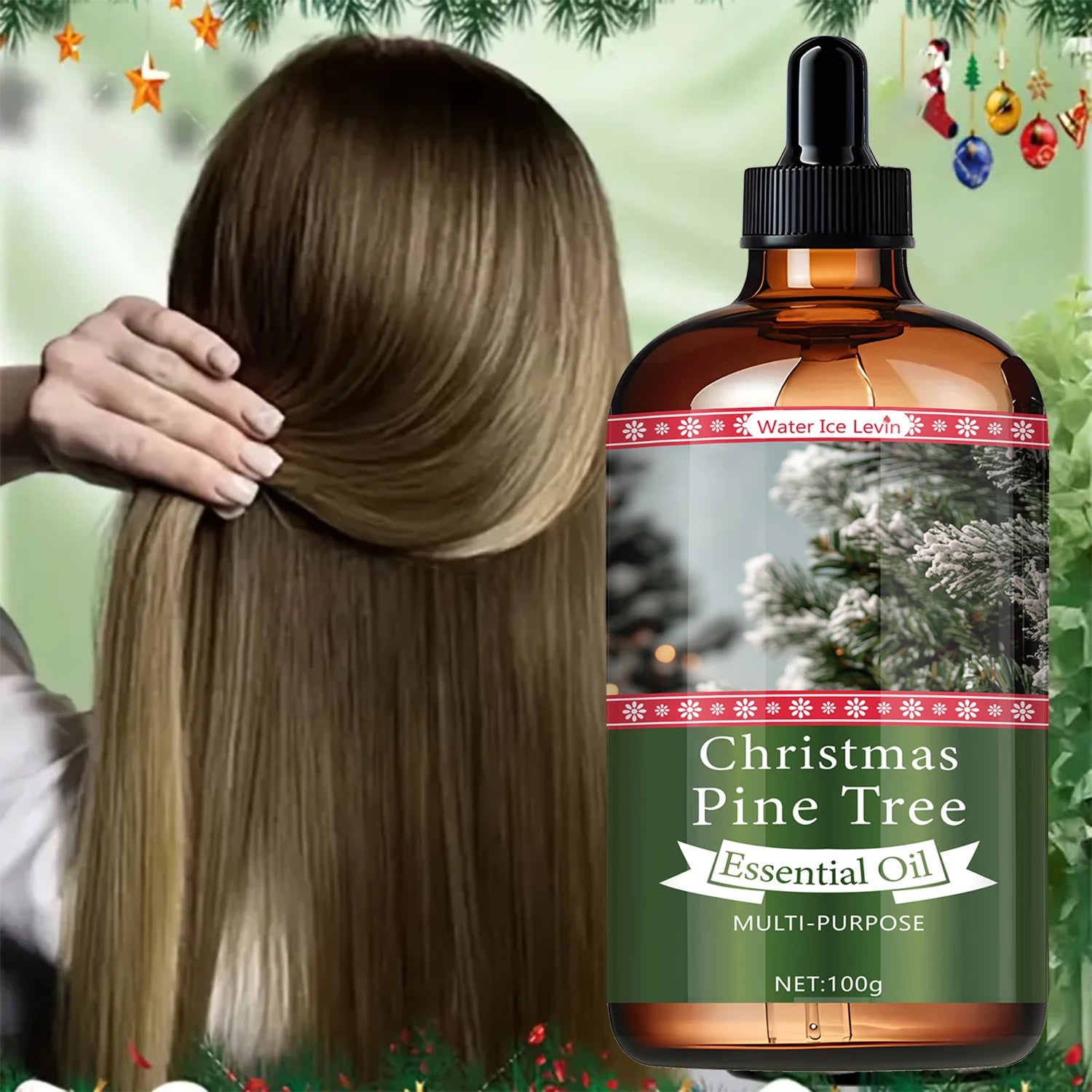 Hair Growth Essential Oil 100g Collagen Keratin Caffeine Ginseng