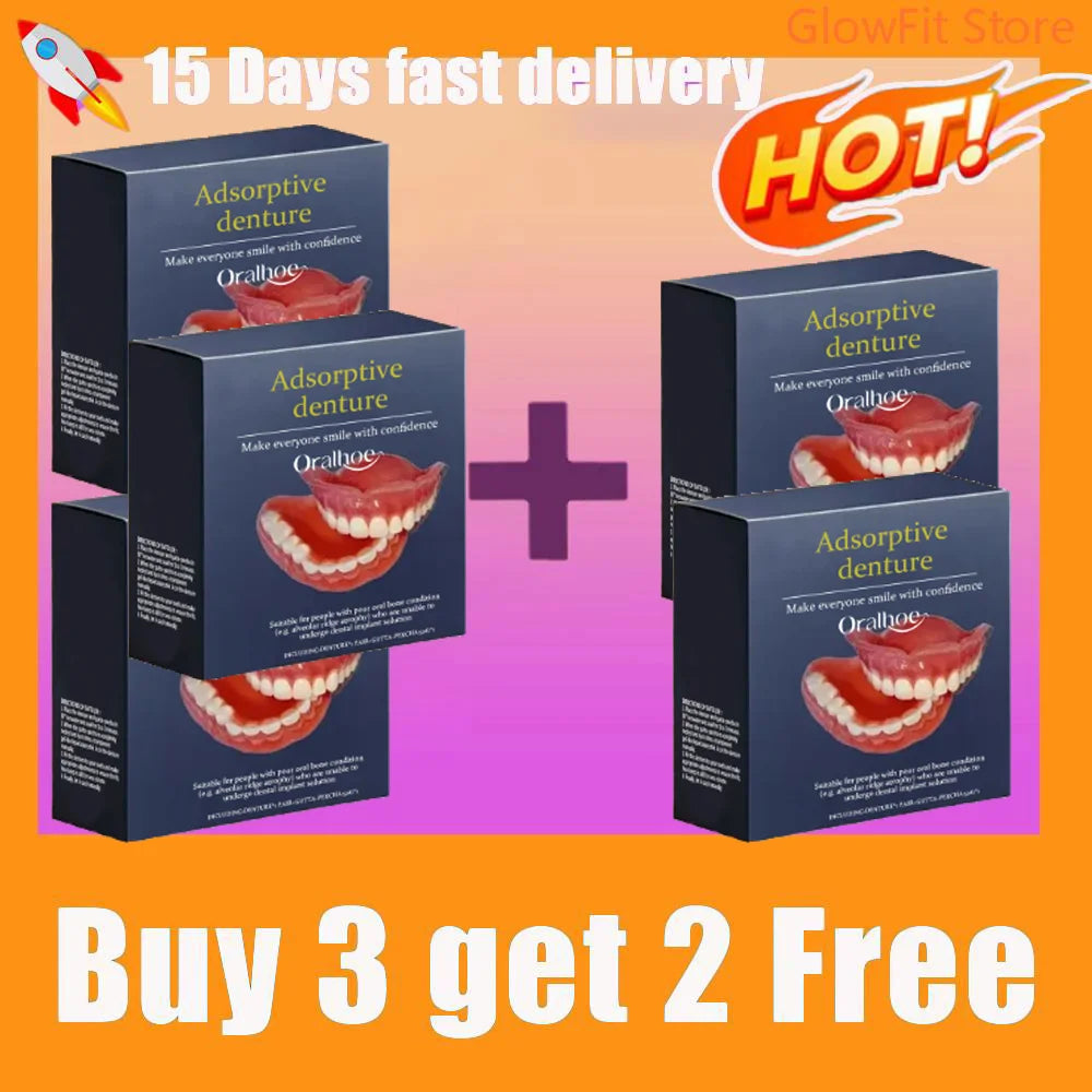 Comfort Fit Silicone Dentures for Natural Smile - 8