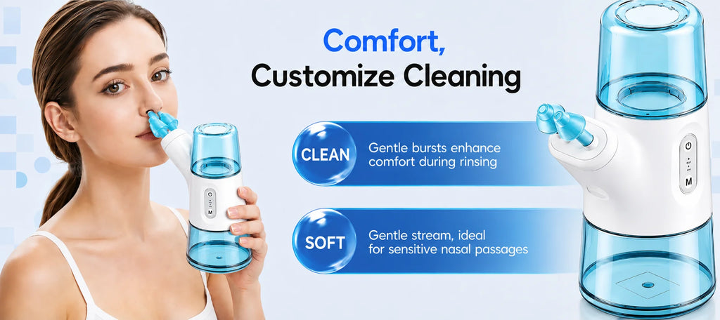Portable Electric Nasal Irrigator for Sinus Relief