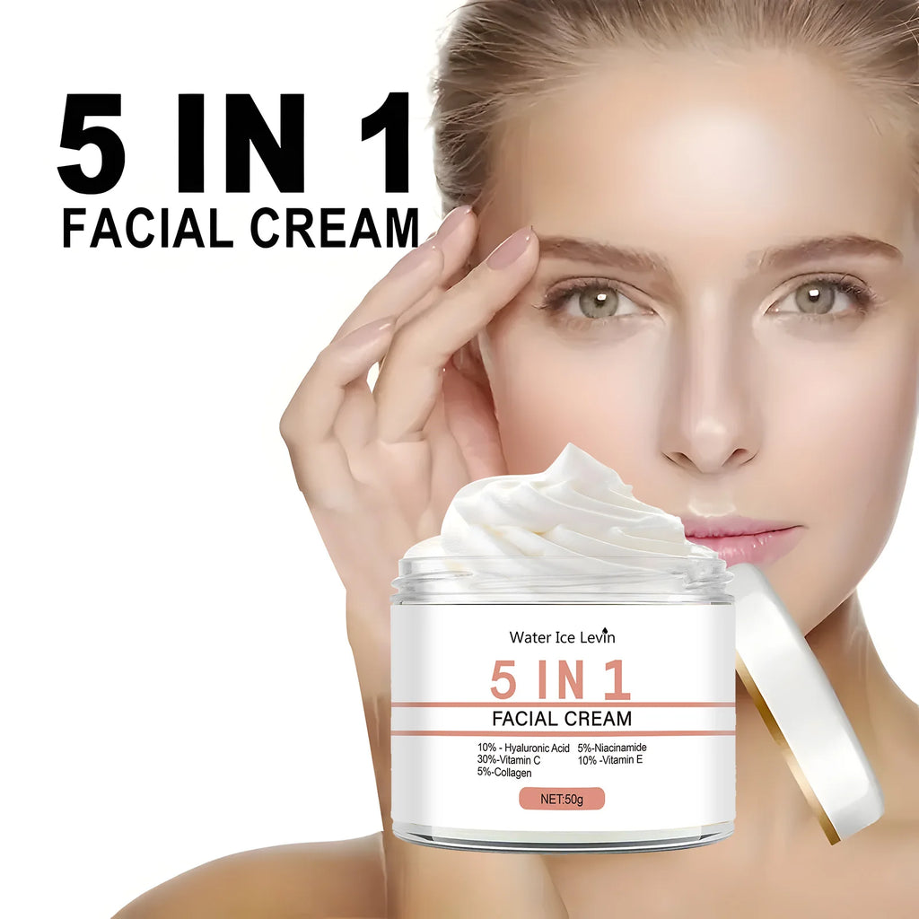 5-in-1 Facial Nourishing Cream Anti-Aging Face Serum and Moisturizer