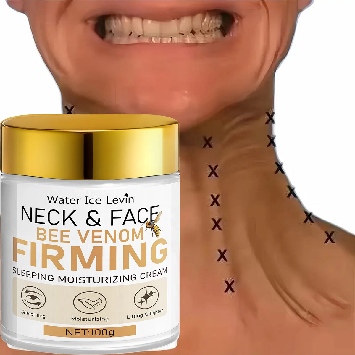 Bee Venom Firming Cream Face and Neck Anti Aging Moisturizer