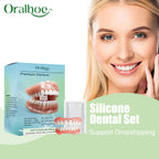 Temporary Cosmetic Denture Set for Smile Improvement