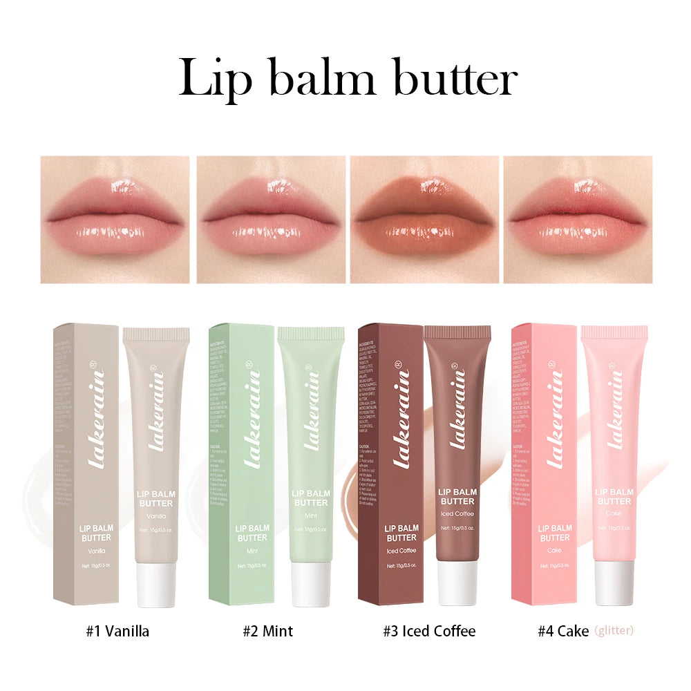 Hydrating Moisturizing Lip Balm Butter for Soft Glossy Lips