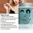Coconut Oil Curling Cream Hydrating Curl Definition and Frizz Control