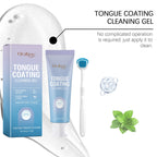 Tongue Cleaning Gel and Brush Kit for Fresh Breath