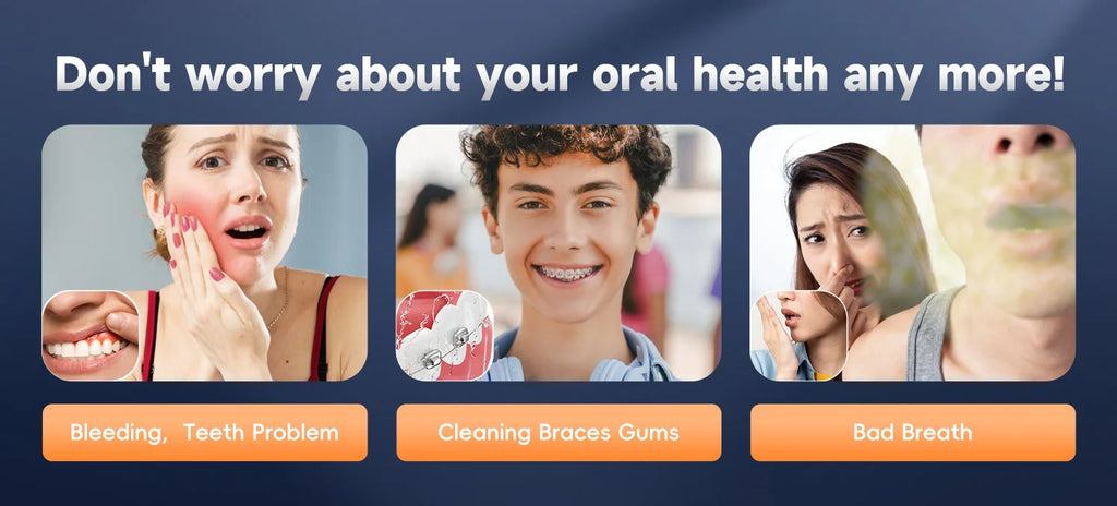 Portable Cordless Water Flosser for Teeth Cleaning and Gum Health