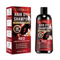 YUITIKUE 4-in-1 Red Hair Dye Shampoo Fast Grey Coverage 100ml