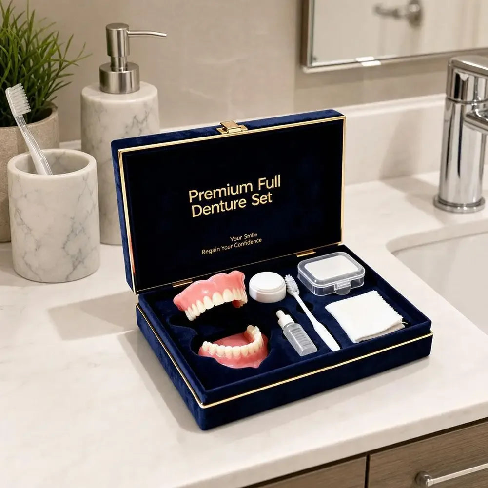 Temporary Full Denture Set for Instant Smile Correction - 9
