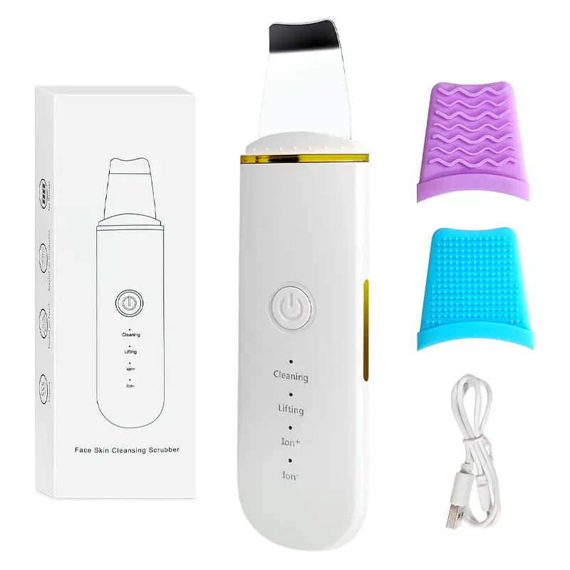 Ultrasonic Skin Scrubber and Facial Pore Cleansing Spatula - 15