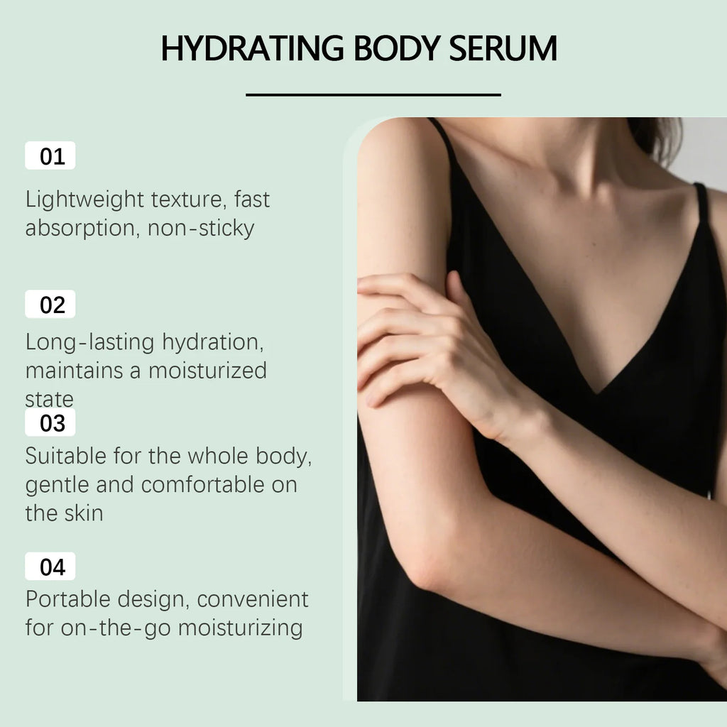 Hydrating Hyaluronic Acid Body Serum for Dry and Rough Skin