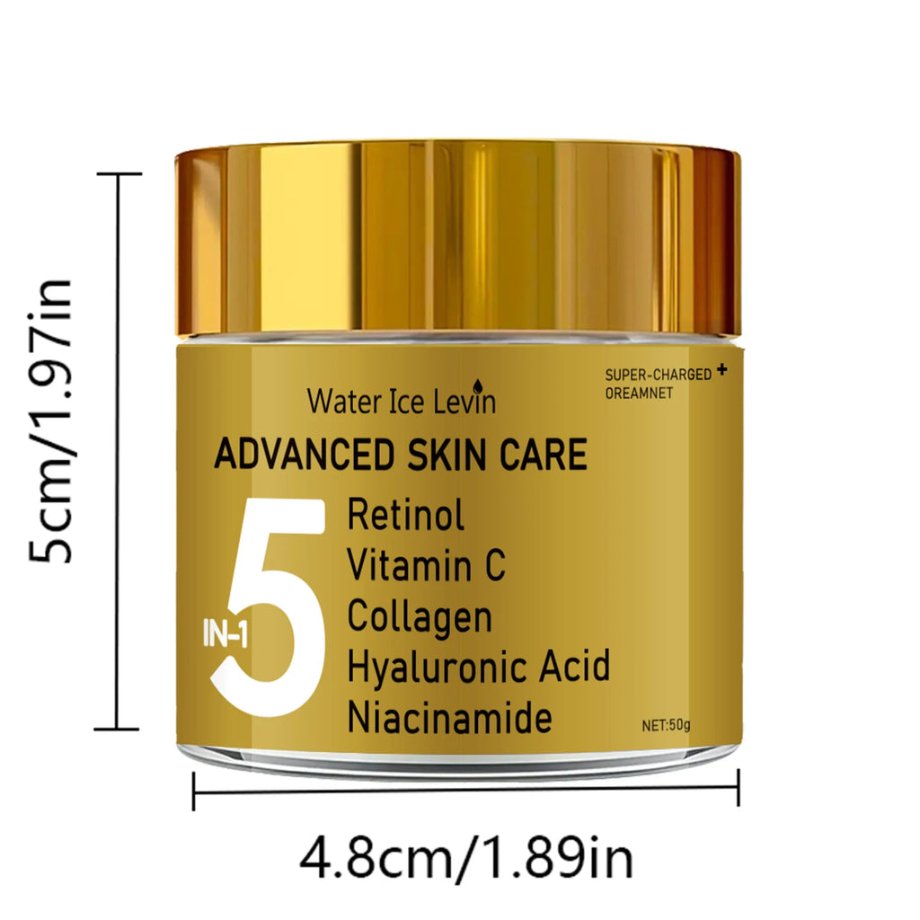 5-in-1 Facial Moisturizing Cream with Vitamin C Retinol and Collagen