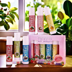 6pcs Fruit Flavor Moisturizing Lip Balm Set Assorted Berry Lip Care