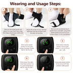 Heated Air Compression Wrist Massager for Pain Relief