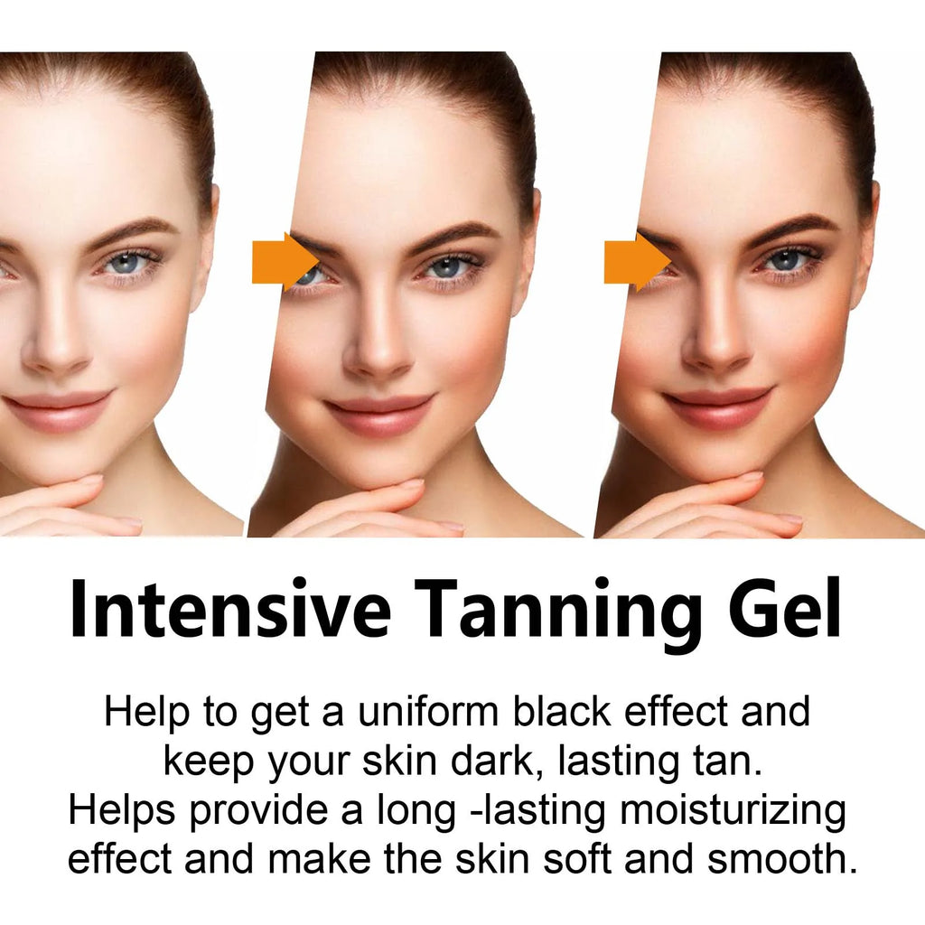 Intensive Tanning Accelerator Gel for Sun and Solarium