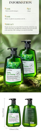 Sadoer Biotin Softening Shampoo 520ml Deep Cleansing Moisturizing Wash