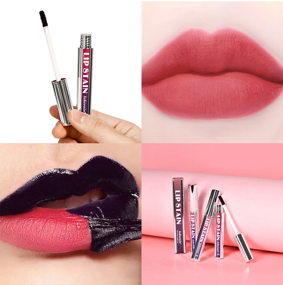 Waterproof Peel-Off Lip Stain for Long-Lasting Matte Color