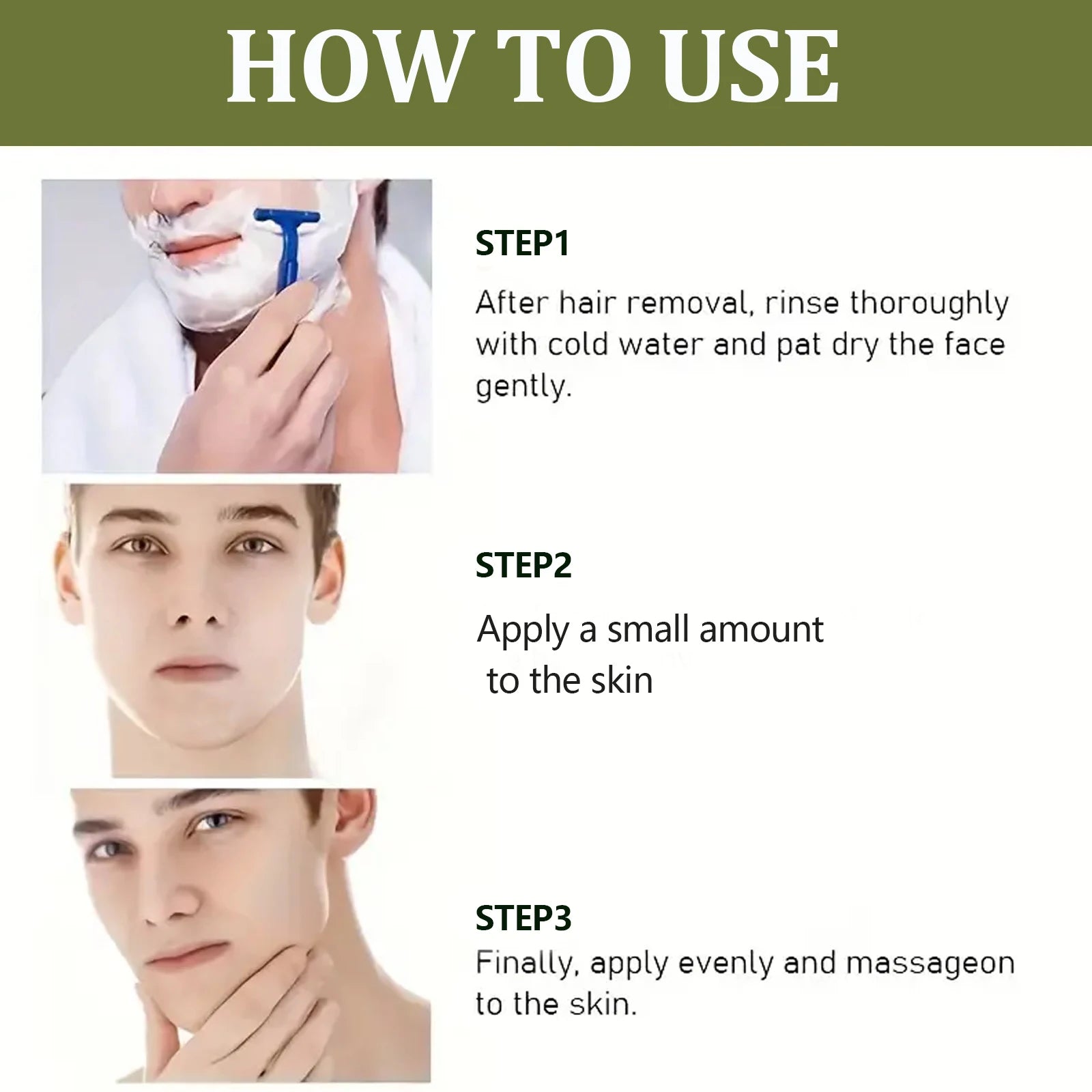After Shave Repair Lotion Ingrown Hair Treatment and Skin Soother - 2