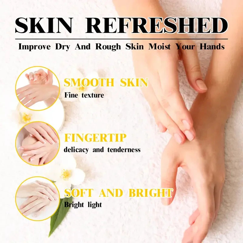 Honey Bee Venom Hand Wax Mask Moisturizing Exfoliating Treatment 60g