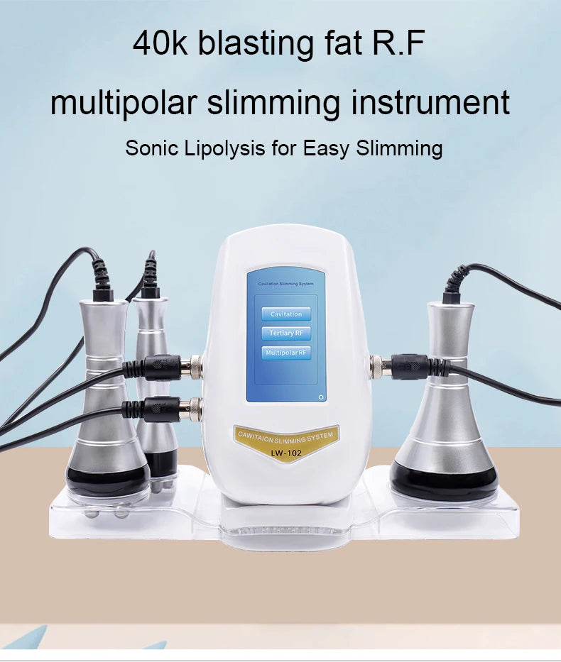40K Ultrasonic Cavitation and RF Body Slimming Device