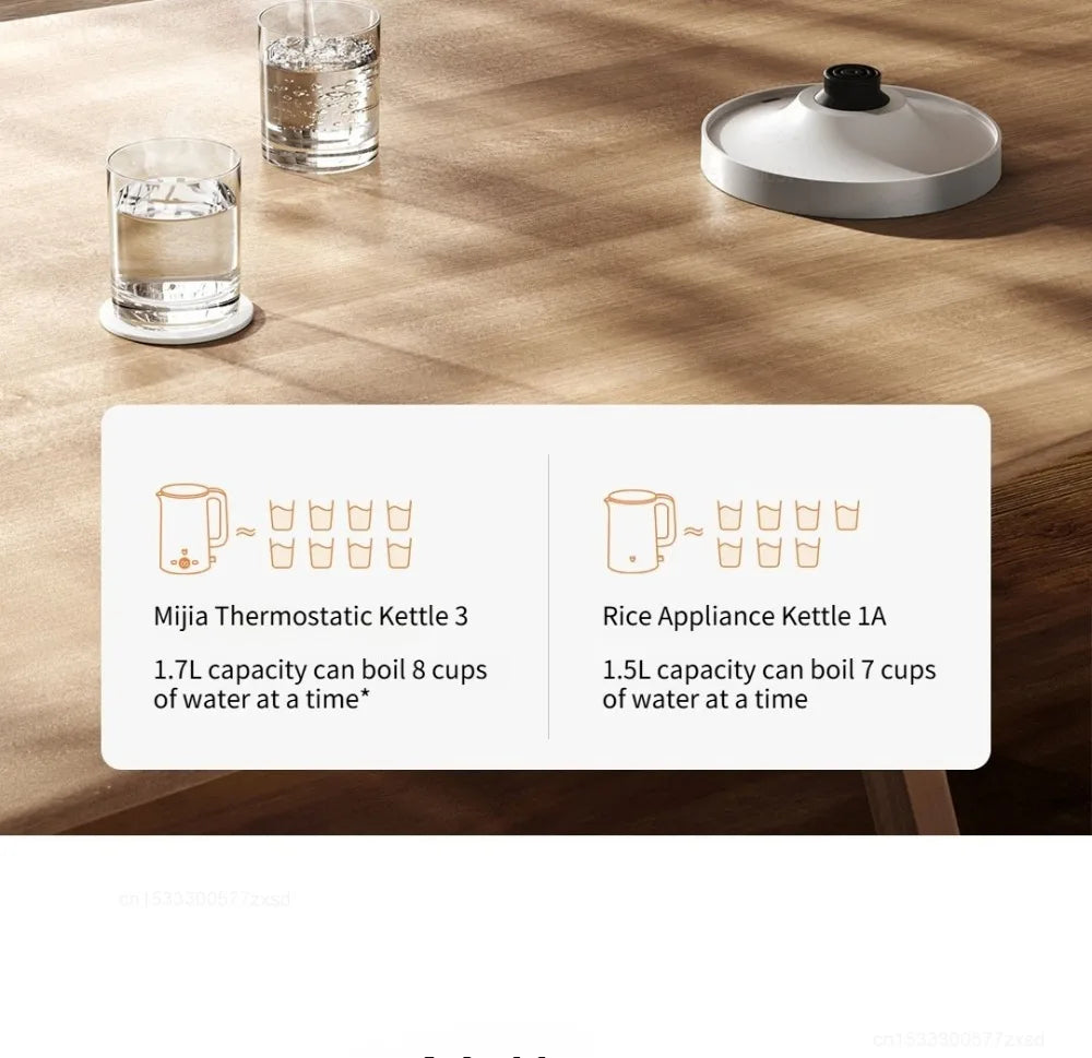 Mijia Smart Electric Kettle 3 Stainless Steel Rapid Boiling Water Heater - 25