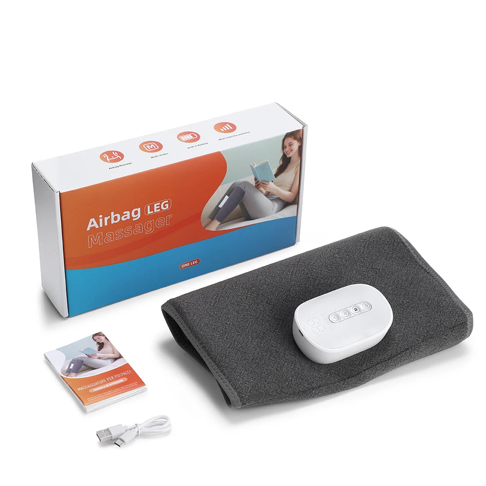 Cordless Heated Leg Massager with Air Compression