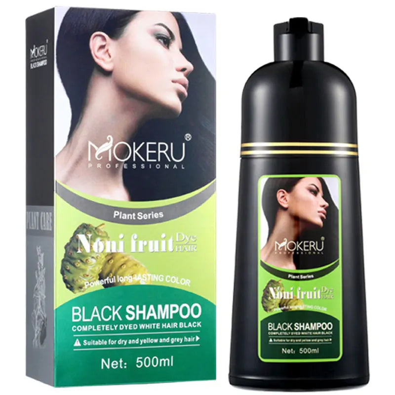 Organic Ginger Hair Blackening Shampoo 500ml Permanent Color Dye