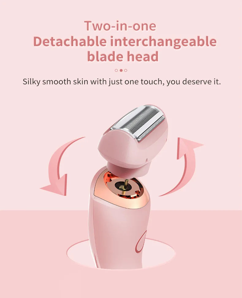 Electric Women's Body Hair Shaver and Bikini Trimmer
