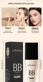 Se7en Kiss Moisturizing BB Cream Foundation Waterproof Liquid Makeup