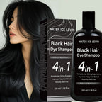 Black Hair Dye Shampoo 4-in-1 Conditioning Anti Frizz Formula 100ml