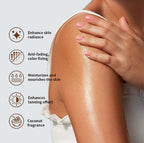 Sunless Tanning Body Lotion for Deep Bronze Glow