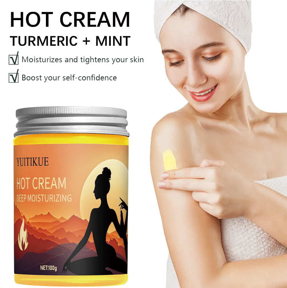 YUITIKUE Hot Firming Body Cream 100g Sculpting Treatment for Skin