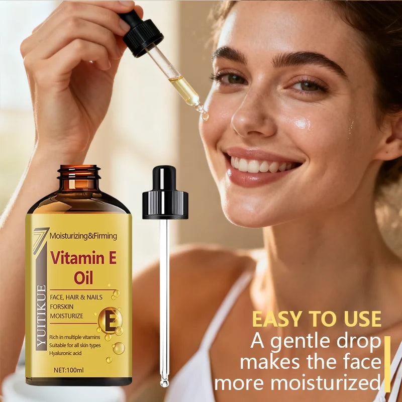 YUITIKUE Vitamin E Oil Facial Hair and Nails Moisturizing Serum 100ml - 5
