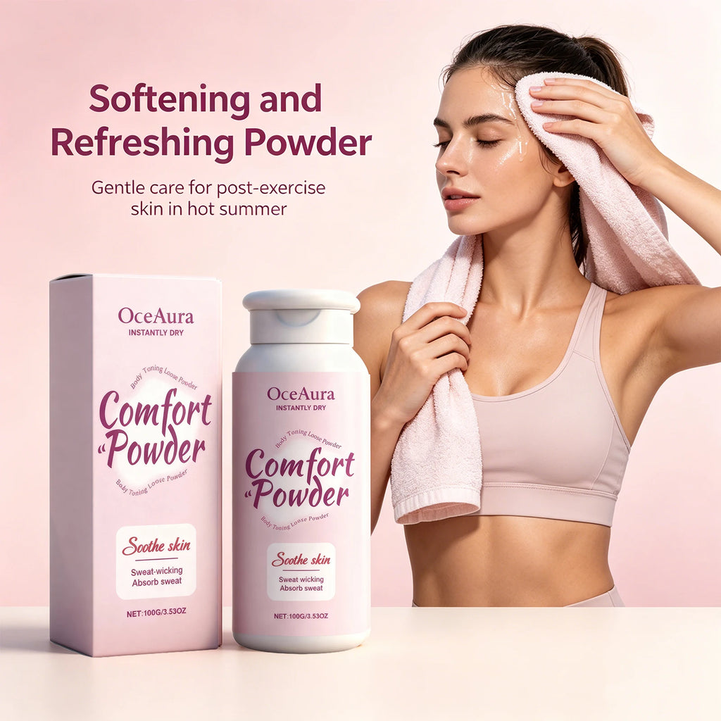 Sweat-Absorbing All-Over Body Powder for Cooling Comfort