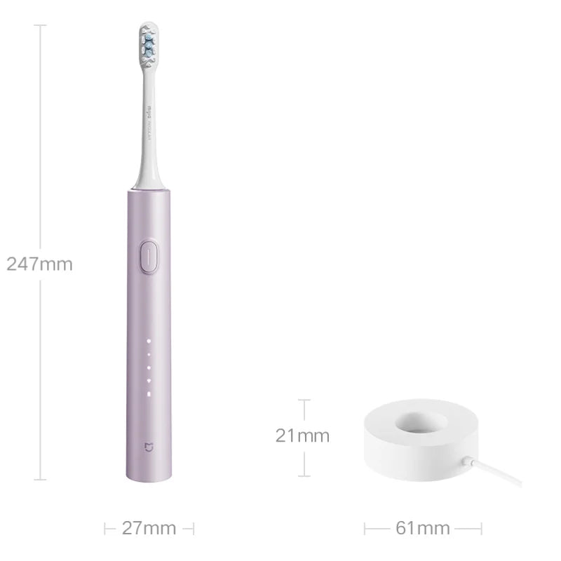 Mijia T302 Sonic Electric Toothbrush Rechargeable Waterproof Power Brush